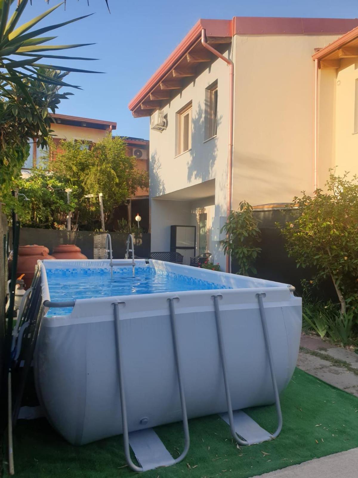 Domek Villa A 100Mt Dalla Spiaggia Capoterra Buitenkant foto